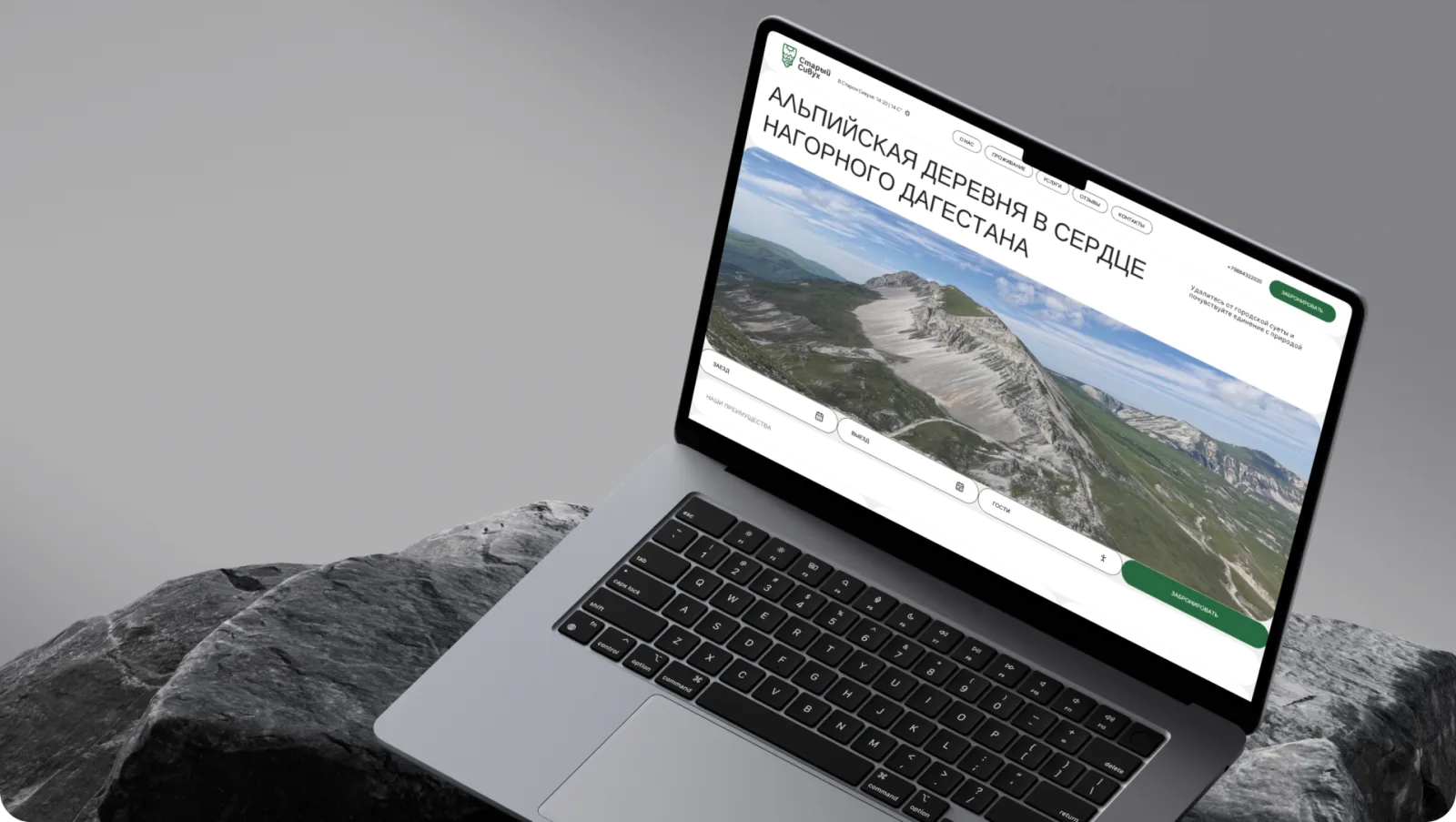 Интерфейс проекта Старый Сивух