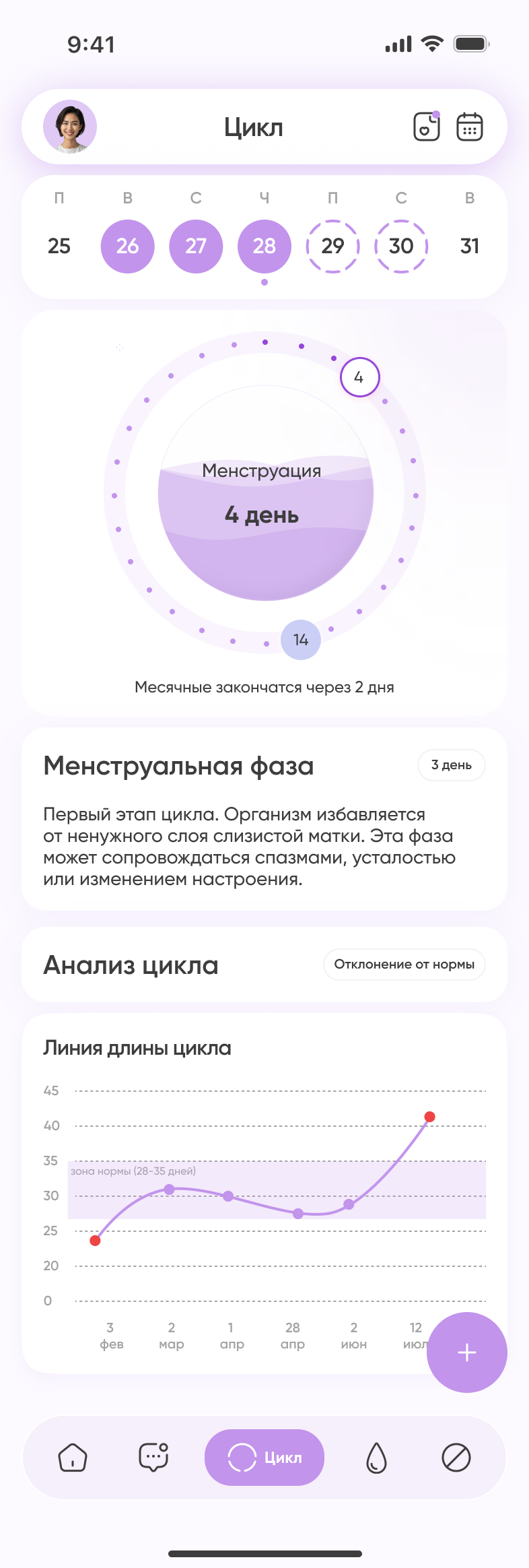 Экран 2 проекта Safi